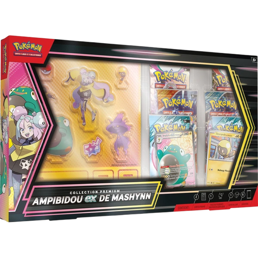 Coffret Pokémon Collection Premium Mai 2025 : Ampibidou ex de Mashynn