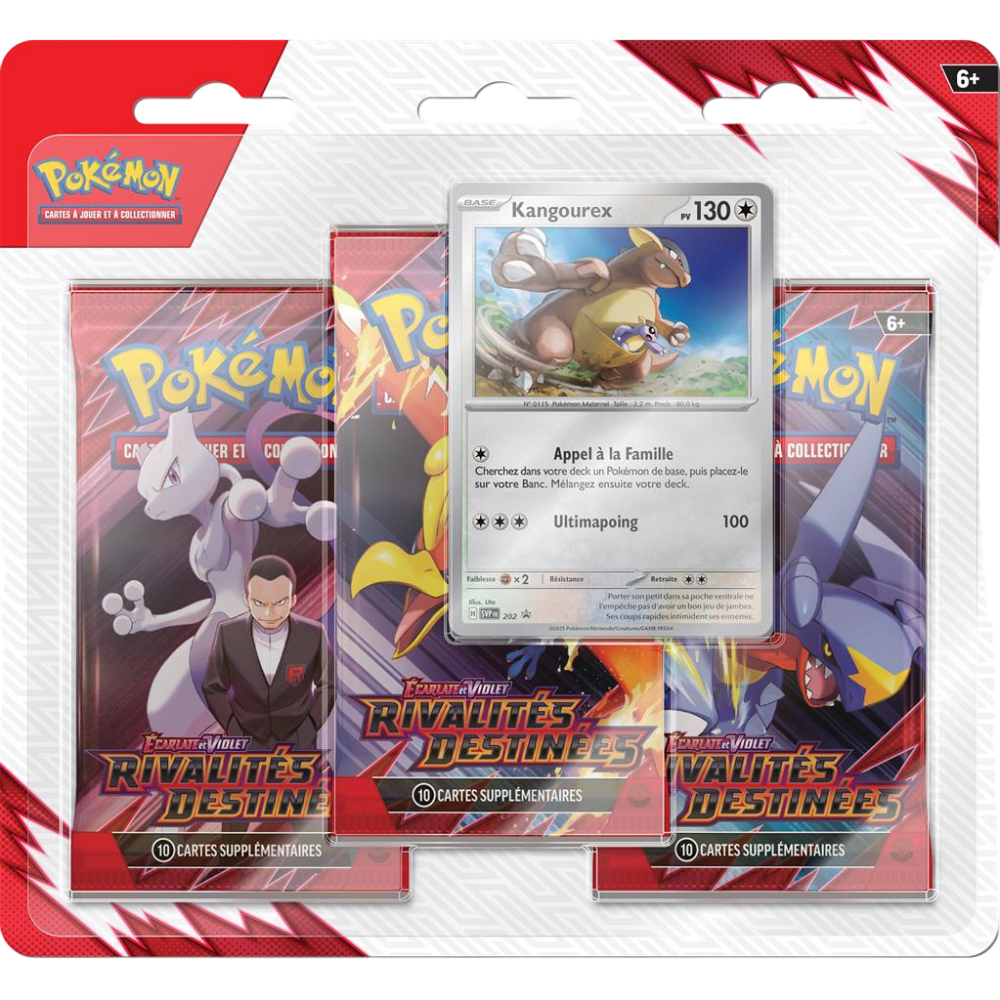 Tri Pack de 3 boosters EV10 Rivalités Destinées