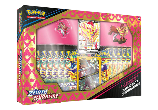 Coffret Premium Figurine Zamazenta Chromatique EB12.5 Zénith Suprême