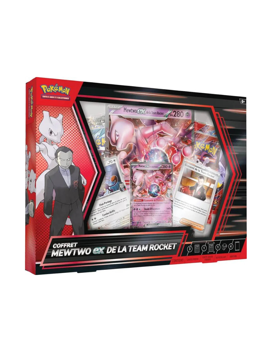 Coffret Pokémon Mewtwo Ex De La Team Rocket (EV10)